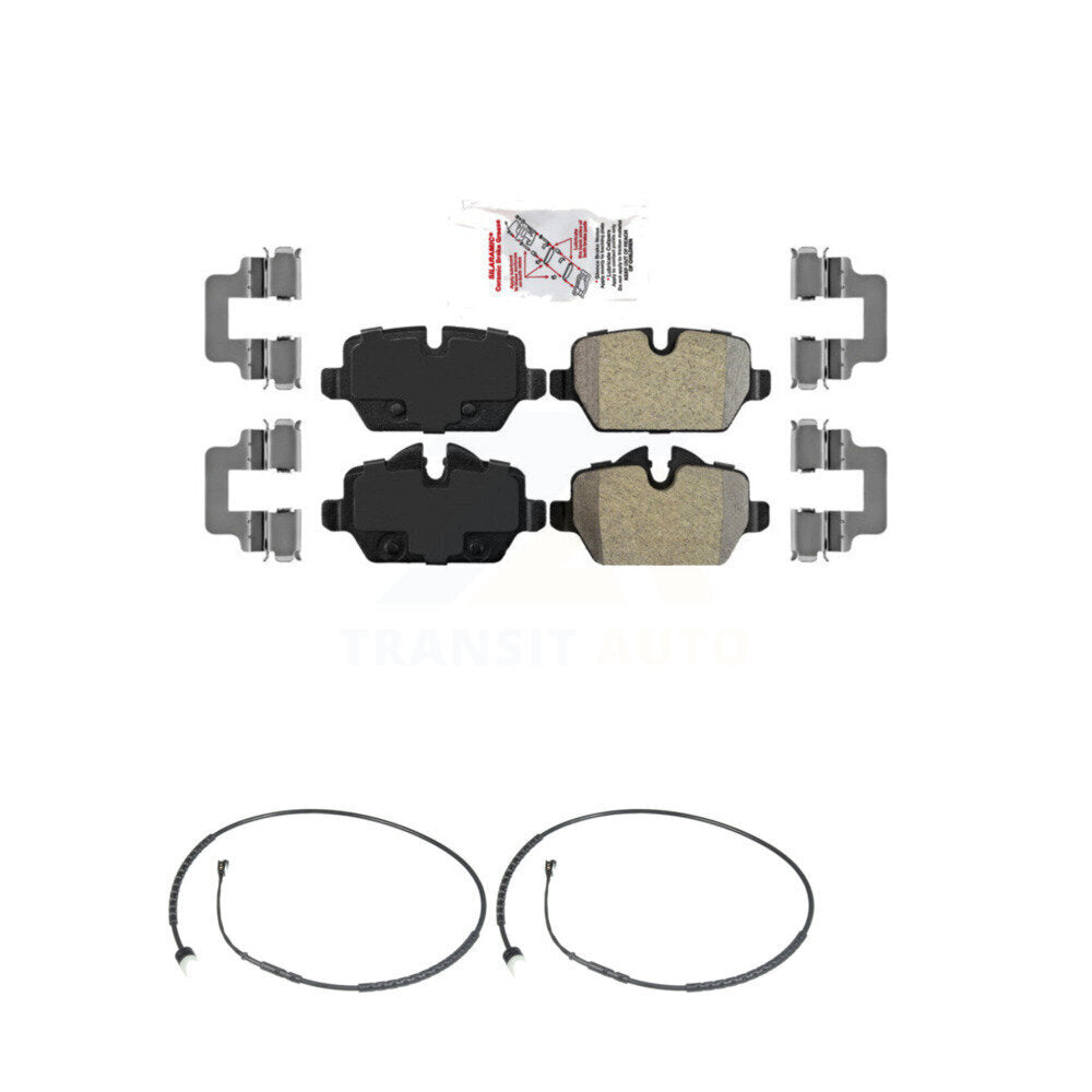 Ceramic Disc Brake Pad & Wear Sensor Rear Kit For Mini Cooper Countryman Paceman