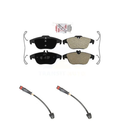 Ceramic Disc Brake Pads Wear Sensor Rear Kit For 2011 Mercedes-Benz C63 AMG 6.3L