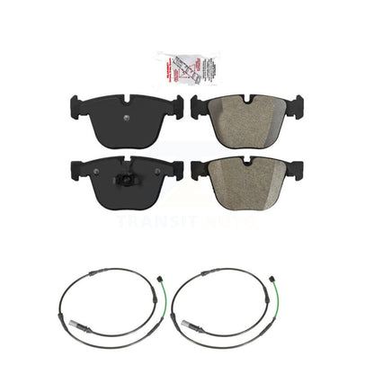 Ceramic Disc Brake Pads And Wear Sensors Rear Kit For BMW 535i GT xDrive 550i