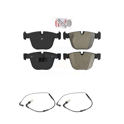 Ceramic Brake Pad & Wear Sensor Rear Kit For BMW 650i 645Ci 550i M5 M6 545i 535i