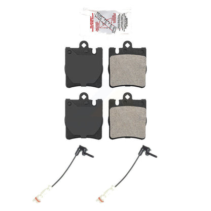 Ceramic Disc Brake Pad & Wear Sensor Rear Kit For Mercedes-Benz E320 CLK320 E430