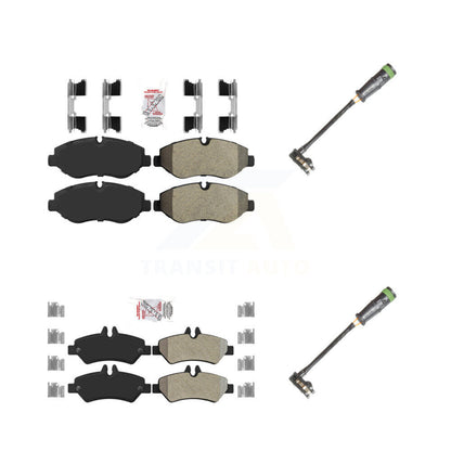 Ceramic Disc Brake Pad Wear Sensor Front Rear Kit For Freightliner Sprinter 2500