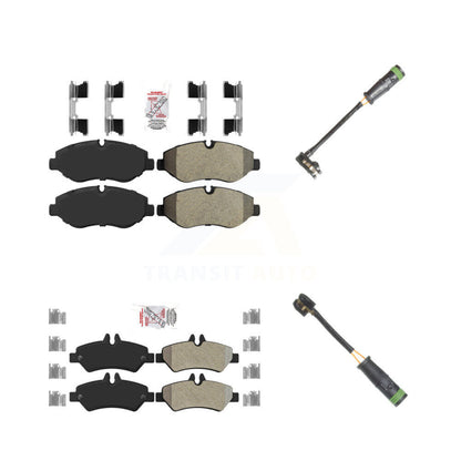 Ceramic Disc Brake Pad Wear Sensor Front Rear Kit For Freightliner Sprinter 2500