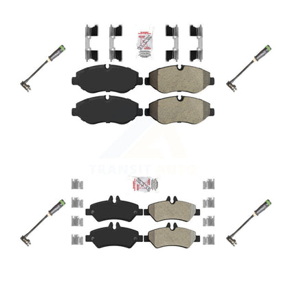Ceramic Disc Brake Pad Wear Sensor Front Rear Kit For Freightliner Sprinter 2500