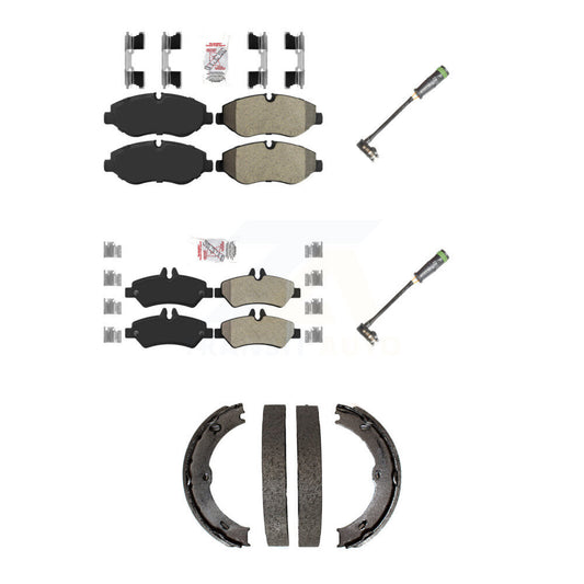 Ceramic Disc Brake Pad Wear Sensor Front Rear Kit For Freightliner Sprinter 2500