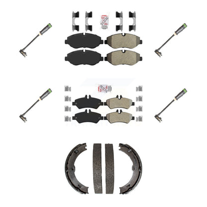 Ceramic Disc Brake Pad Wear Sensor Front Rear Kit For Freightliner Sprinter 2500
