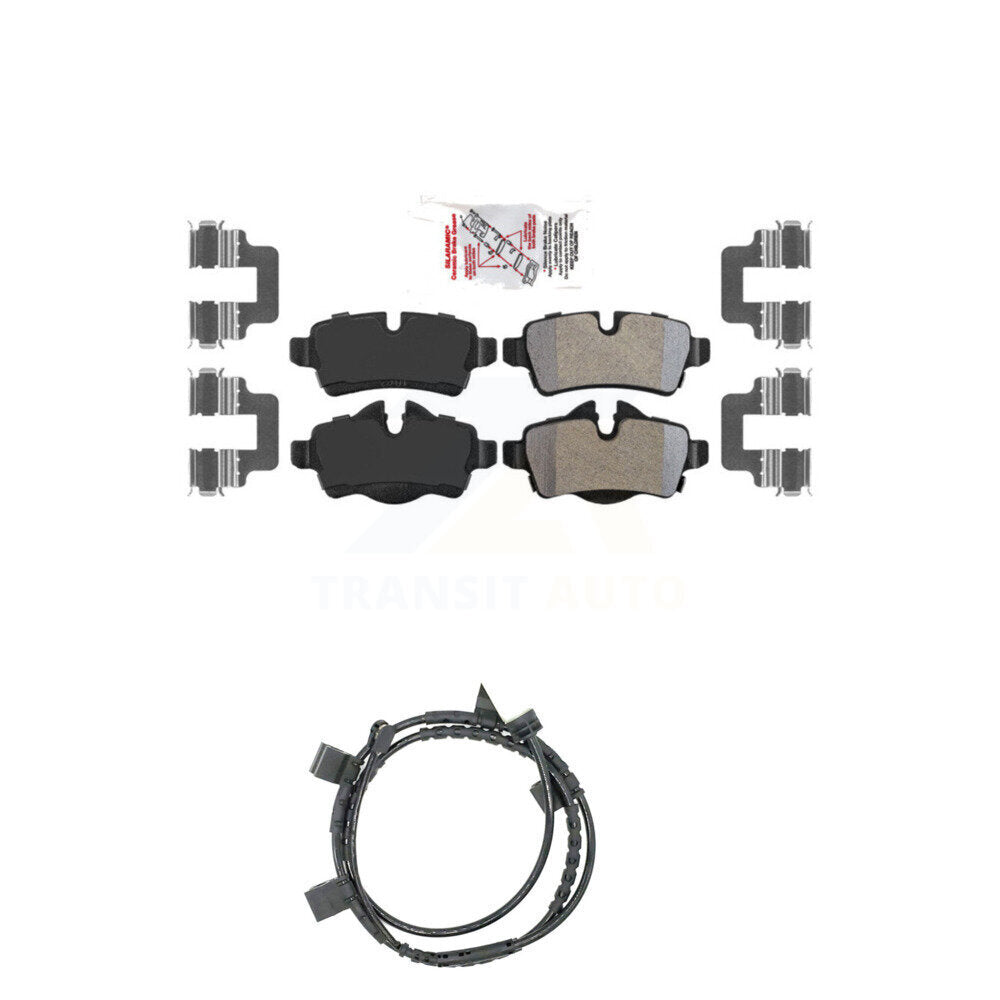 Ceramic Disc Brake Pads And Wear Sensors Rear Kit For Mini Cooper