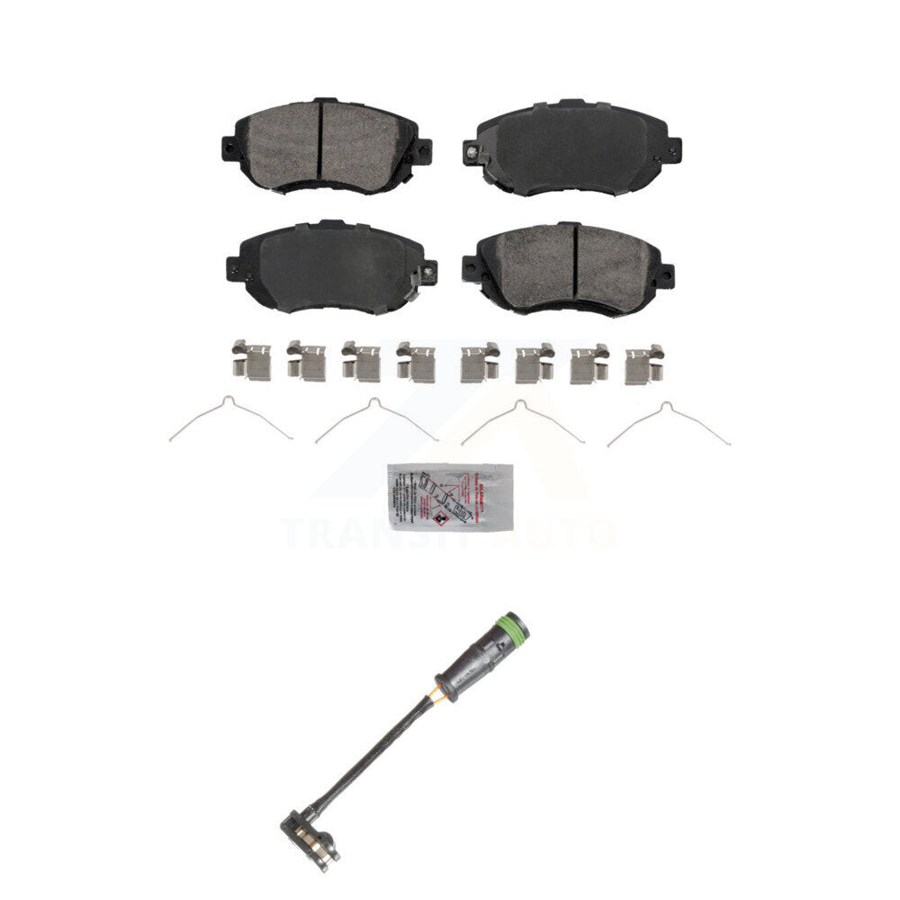 Ceramic Brake Pads Wear Sensor Rear Kit For Freightliner Sprinter 2500 3500 1500