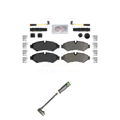 Ceramic Brake Pad Extra Wear Sensor Rear Kit For Freightliner Sprinter 2500 3500
