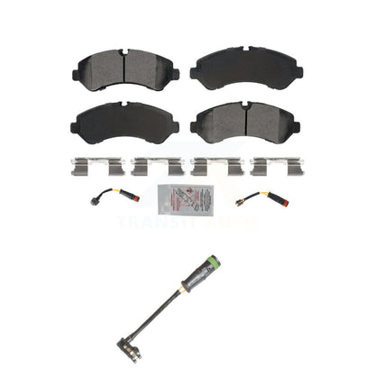 Ceramic Disc Brake Pad Extra Wear Sensor Rear Kit For Freightliner Sprinter 3500