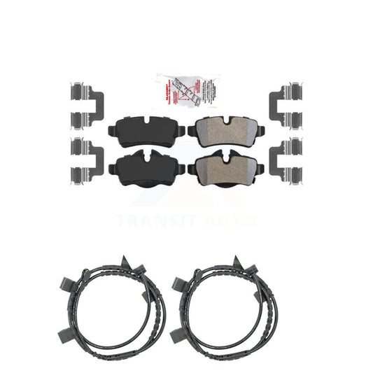 Ceramic Disc Brake Pads And Wear Sensors Rear Kit For Mini Cooper