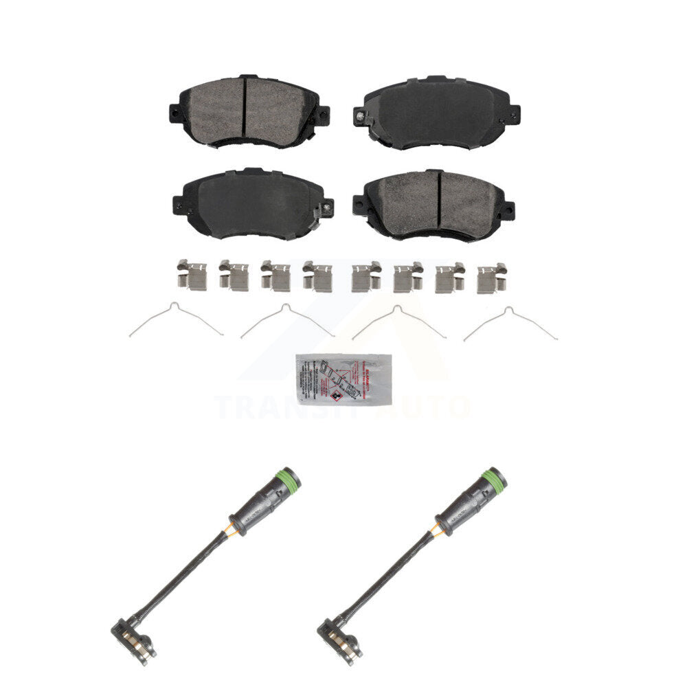 Ceramic Brake Pads Wear Sensor Rear Kit For Freightliner Sprinter 2500 3500 1500