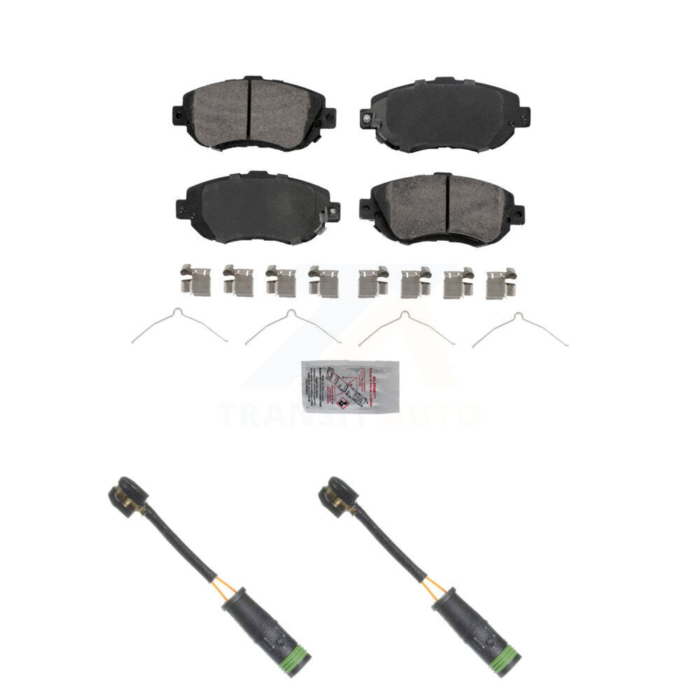 Ceramic Brake Pads & Wear Sensor Rear Kit For Mercedes-Benz Sprinter 4500 3500XD