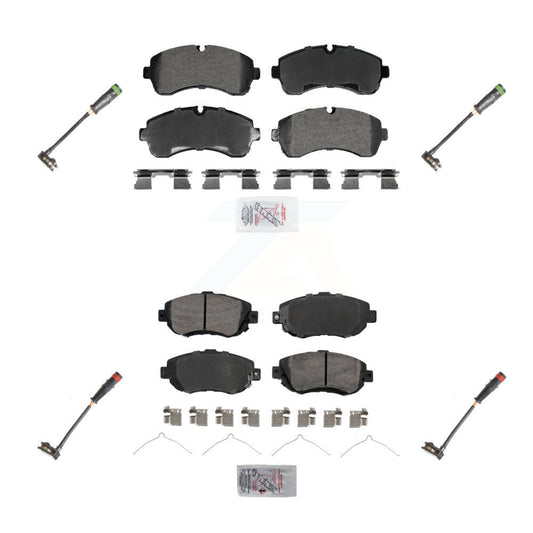 Ceramic Brake Pad And Wear Sensor Front Rear Kit For Mercedes-Benz Sprinter 2500