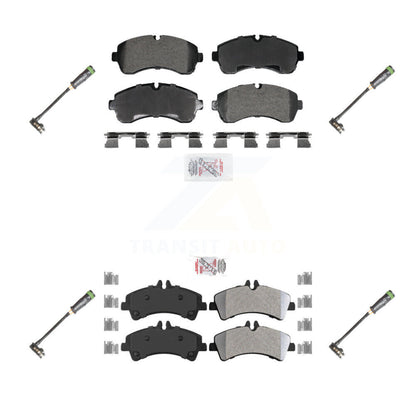 Ceramic Disc Brake Pad Wear Sensor Front Rear Kit For Freightliner Sprinter 3500