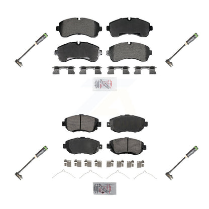Ceramic Brake Pad Wear Sensor Front Rear Kit For Freightliner Sprinter 2500 3500