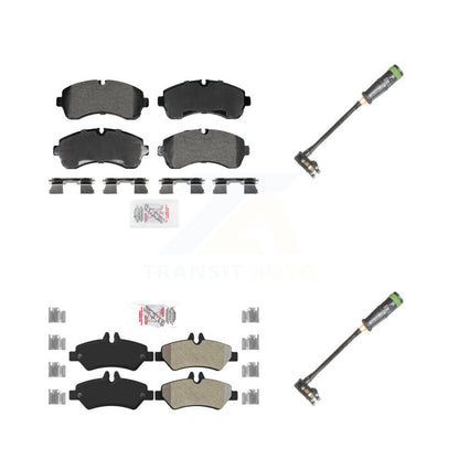 Ceramic Disc Brake Pad Wear Sensor Front Rear Kit For Freightliner Sprinter 3500
