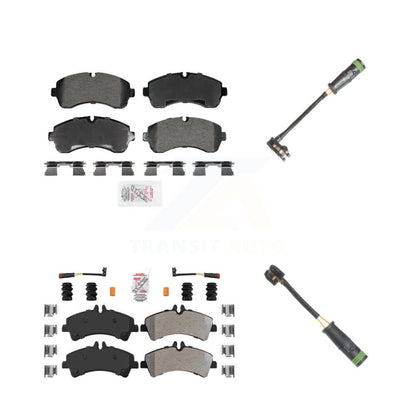 Ceramic Brake Pads & Extra Wear Sensor Front Rear Kit For Mercedes-Benz Sprinter