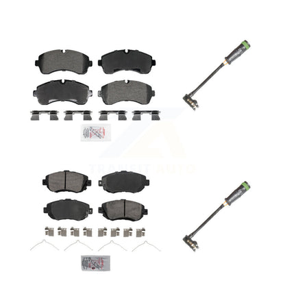 Ceramic Brake Pad Wear Sensor Front Rear Kit For Freightliner Sprinter 2500 3500
