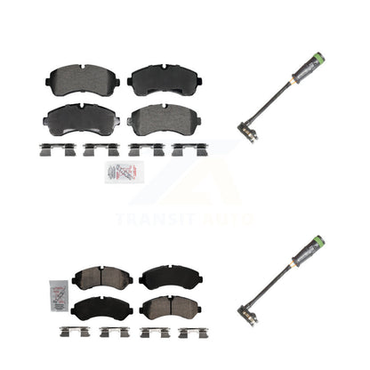 Ceramic Disc Brake Pad Wear Sensor Front Rear Kit For Freightliner Sprinter 3500