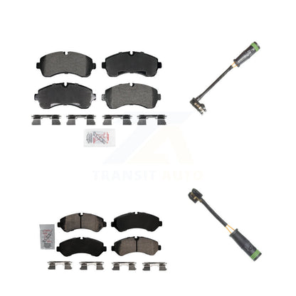 Ceramic Disc Brake Pad Wear Sensor Front Rear Kit For Freightliner Sprinter 4500