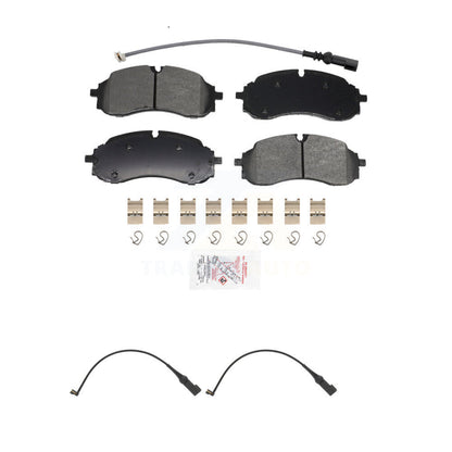 Ceramic Disc Brake Pads And Extra Wear Sensors Front Kit For Ford E-Transit