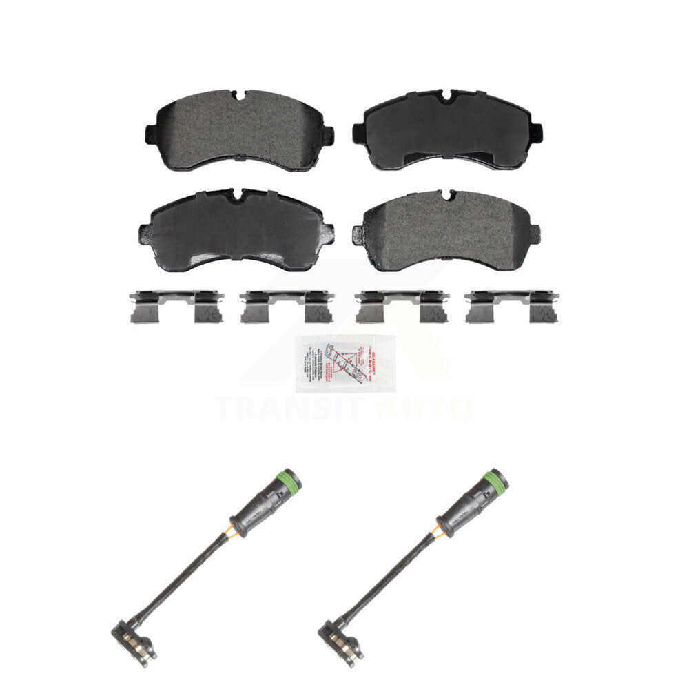 Ceramic Brake Pad And Wear Sensor Front Kit For Mercedes-Benz Sprinter 3500 2500