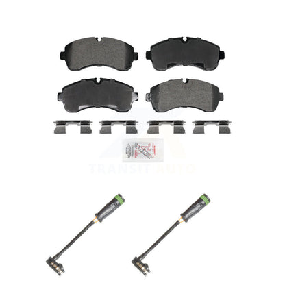 Ceramic Brake Pad And Wear Sensor Front Kit For Mercedes-Benz Sprinter 3500 2500
