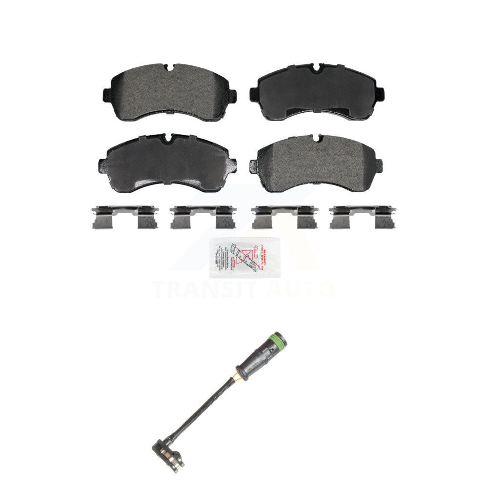 Ceramic Brake Pad And Wear Sensor Front Kit For Mercedes-Benz Sprinter 3500 2500