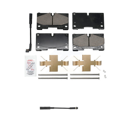 Ceramic Brake Pad & Extra Wear Sensor Front Kit For GMC Chevrolet Silverado 1500