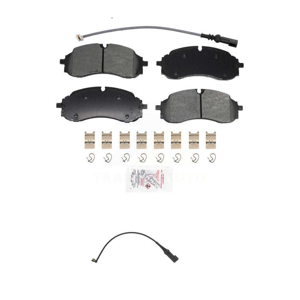 Ceramic Disc Brake Pads And Extra Wear Sensors Front Kit For Ford E-Transit