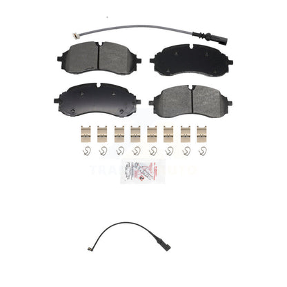 Ceramic Disc Brake Pads And Extra Wear Sensors Front Kit For Ford E-Transit