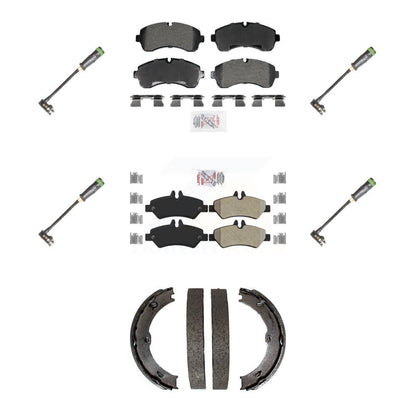 Ceramic Disc Brake Pad Wear Sensor Front Rear Kit For Freightliner Sprinter 3500