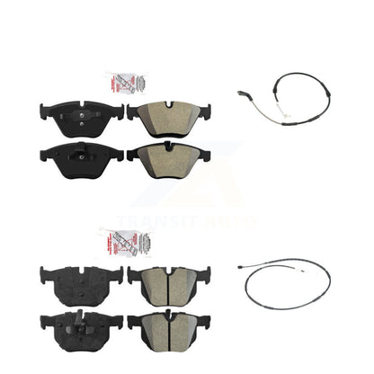 Ceramic Brake Pad Wear Sensor Front Rear Kit For 2013 BMW X1 xDrive35i with 3.0L
