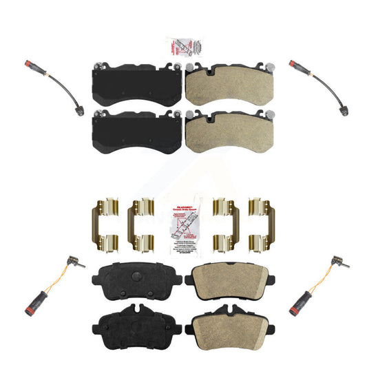 Ceramic Brake Pad And Wear Sensor Front Rear Kit For Mercedes-Benz ML63 AMG GL63