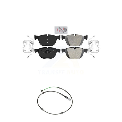 Ceramic Disc Brake Pads And Wear Sensor Front Kit For BMW X6 xDrive35i with 3.0L