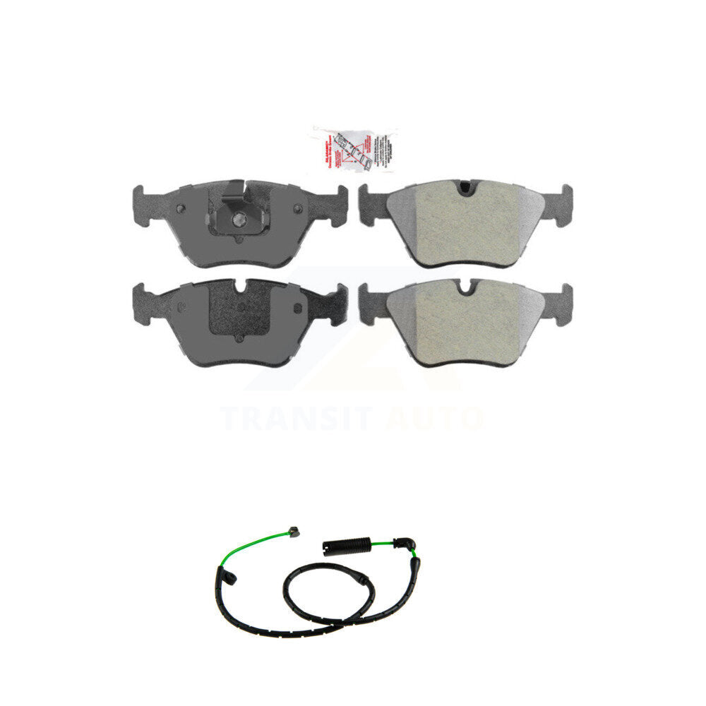 Ceramic Disc Brake Pads And Wear Sensors Front Kit For BMW X3 3.0L