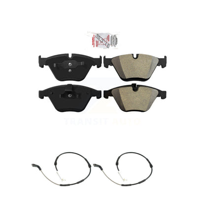 Ceramic Disc Brake Pad Wear Sensor Front Kit For 2013 BMW X1 xDrive35i with 3.0L