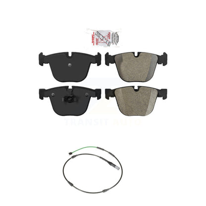 Ceramic Disc Brake Pad And Wear Sensor Rear Kit For 2015-2016 BMW X5 M with 4.4L