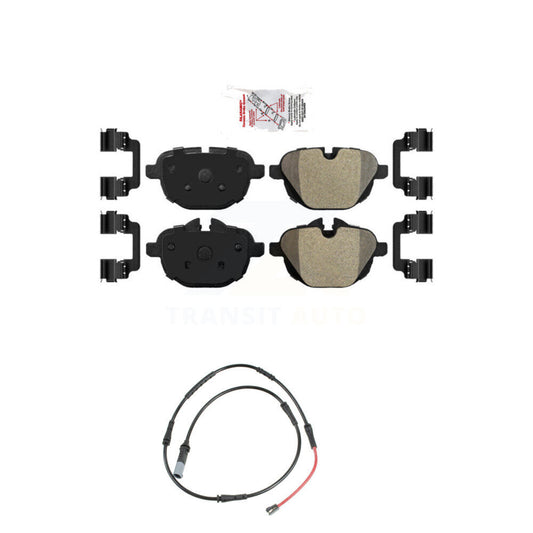 Ceramic Disc Brake Pads And Wear Sensors Rear Kit For BMW 528i xDrive 535d