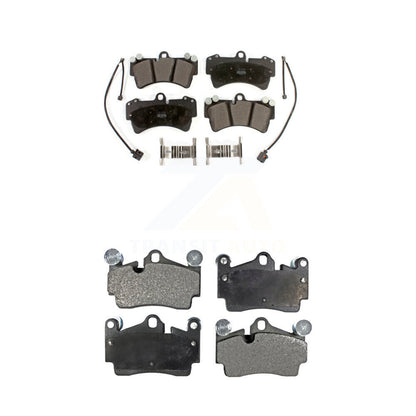 Semi-Metallic Brake Pads Front Rear Kit For Audi Q7 Porsche Cayenne Volkswagen