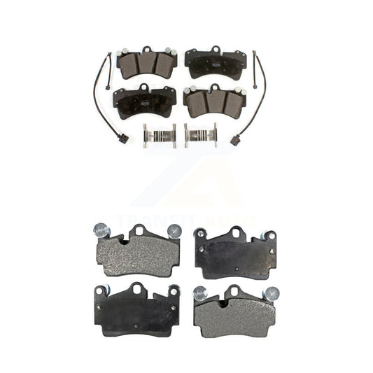 Semi-Metallic Brake Pads Front Rear Kit For Audi Q7 Porsche Cayenne Volkswagen