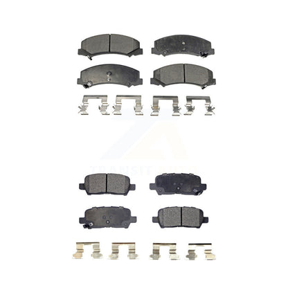 Semi-Metallic Brake Pads Front Rear Kit For Chevrolet Impala Limited