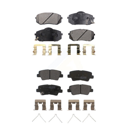 Semi-Metallic Brake Pads Front Rear Kit For Kia Soul EV From Chassis VIN #160921