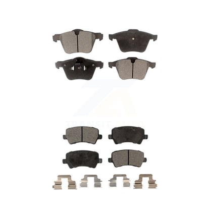 Semi-Metallic Brake Pads Front Rear Kit For Volvo XC70 S60 V60 S80 Cross Country