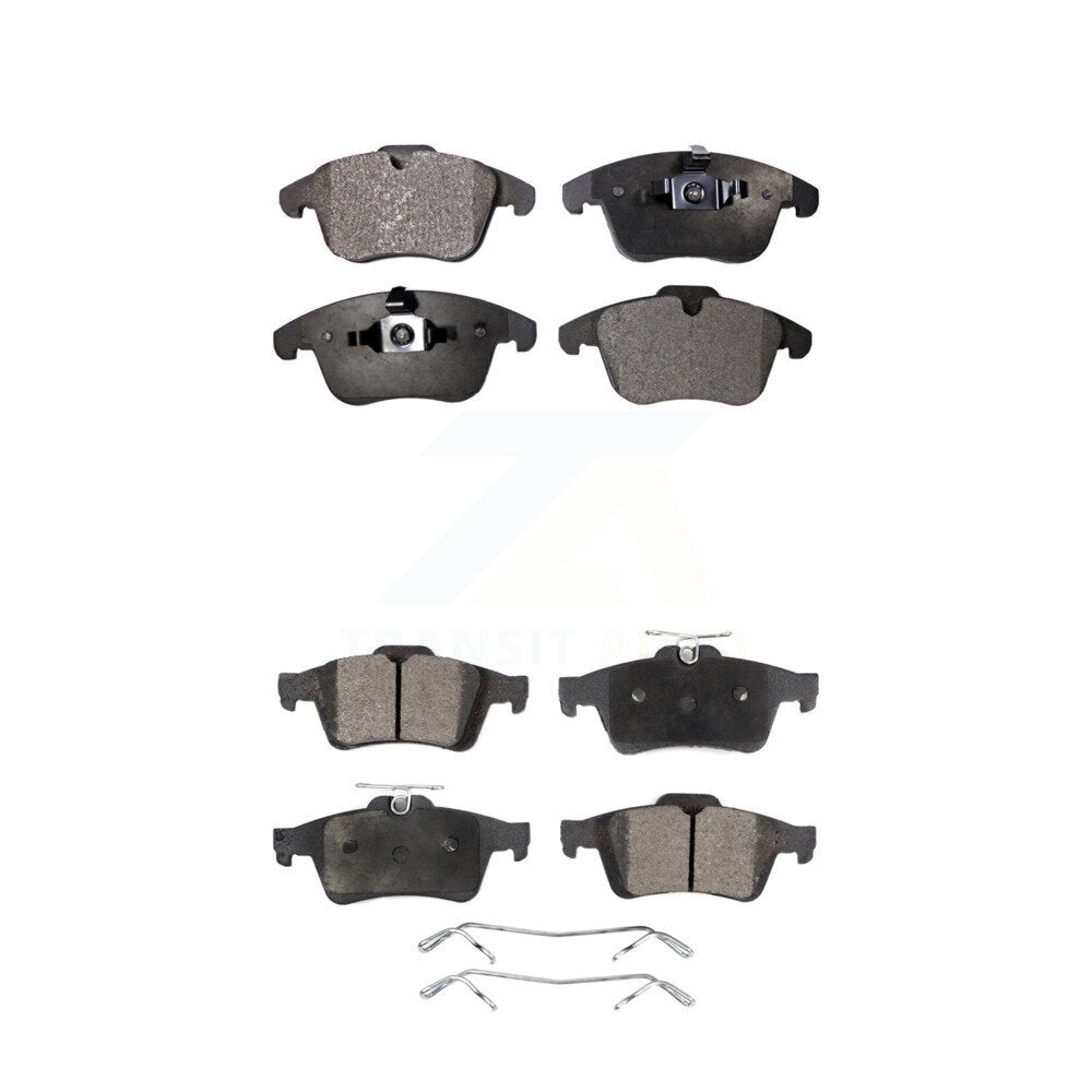 Semi-Metallic Brake Pads Front Rear Kit For 2012 Volvo S40