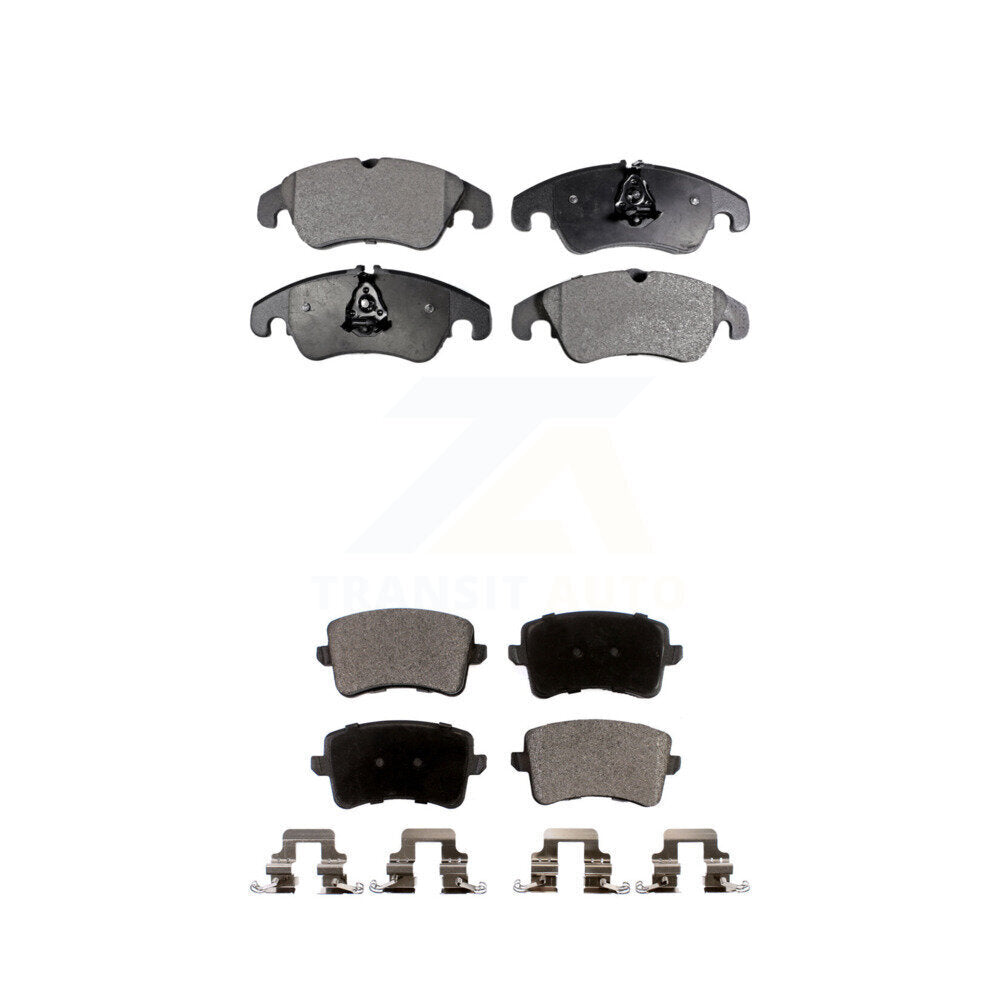 Semi-Metallic Brake Pads Front Rear Kit For Audi Q5 A4 Quattro A5 S4 S5 allroad