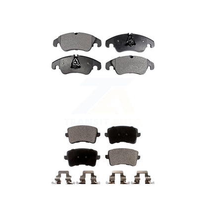 Semi-Metallic Brake Pads Front Rear Kit For Audi Q5 A4 Quattro A5 S4 S5 allroad