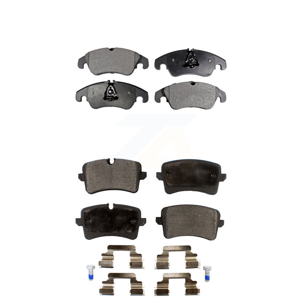 Semi-Metallic Brake Pads Front Rear Kit For Audi A6 Quattro A7