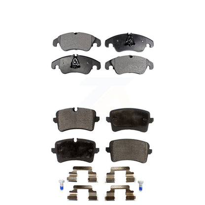 Semi-Metallic Brake Pads Front Rear Kit For Audi A6 Quattro A7
